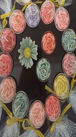 قالب شمع مدل گل پیونی وارمری