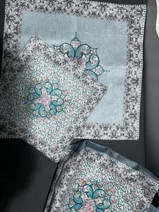 تجریه خرید جانماز مدل گل و پروانه دورو طرح دار کد 9988.5