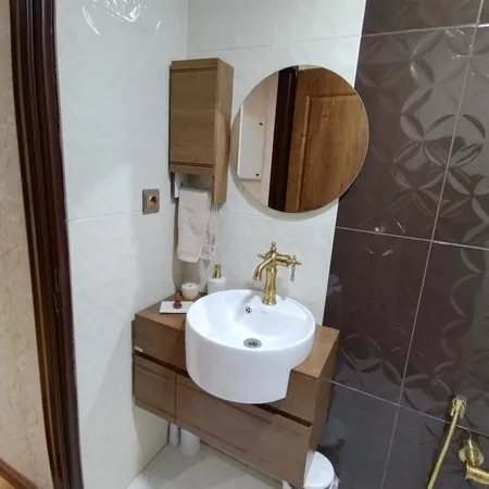 ست کابینت و روشویی آزالیا مدل Milana 17 به همراه آینه و باکس