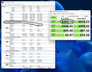 تجریه خرید اس اس دی اینترنال PCIe Gen4 x4 ام اس آی مدل SPATIUM M460 ظرفیت 1 ترابایت
