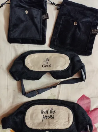 چشم بند خواب کاوا ماسک مدل Life is Good C128 مجموعه 2 عددی