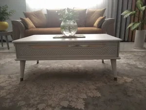 تجریه خرید میز جلومبلی میز چوب مدل لاکچری مجموعه 4 عددی