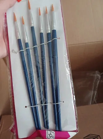 قلم مو گرد مدل Xin Bowen مجموعه 6 عددی