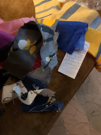 پارچه ملحفه طرح راه راه  کد AB1