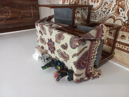 میز و صندلی ناهارخوری 2 نفره گالری چوب آشنایی مدل Ro-715