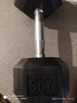 دمبل مکسول کد MX10 وزن 10 کیلوگرم بسته ۲ عددی