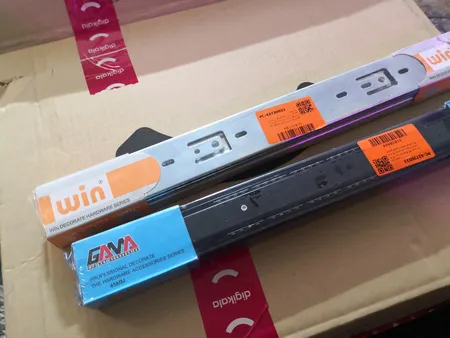 ریل ساچمه ای گلد استار مدل TE-40 سایز 40 سانتی متر بسته 2 عددی