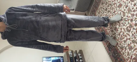 ست هودی و شلوار مردانه مدل تدی طرح G BAG