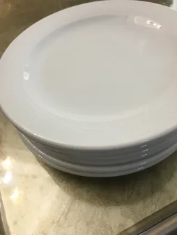 پیش دستی چینی زرین ایران مدل دسر خوری هتلی 49 کد 16 درجه عالی بسته 6 عددی