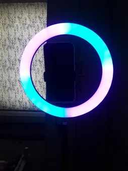 رینگ لایت مدل MJ33-RGB