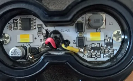 پرژکتور دو کنتاکت خودرو طرح جغد بسته دو عددی