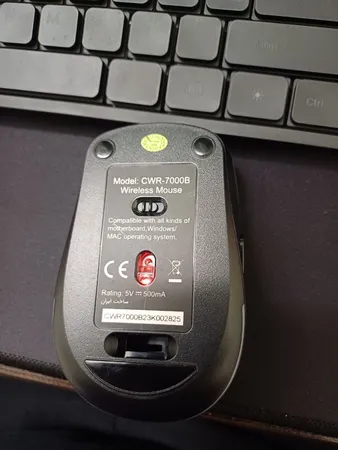 کیبورد و ماوس گیمینگ فاطر مدل CWR-7000B، سوییچ ممبران، Full-Size، نورپردازی RGB