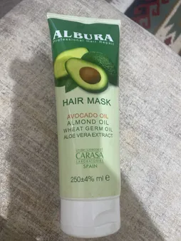ماسک مو آلبورا مدل آووکادو حجم 250 میلی لیتر