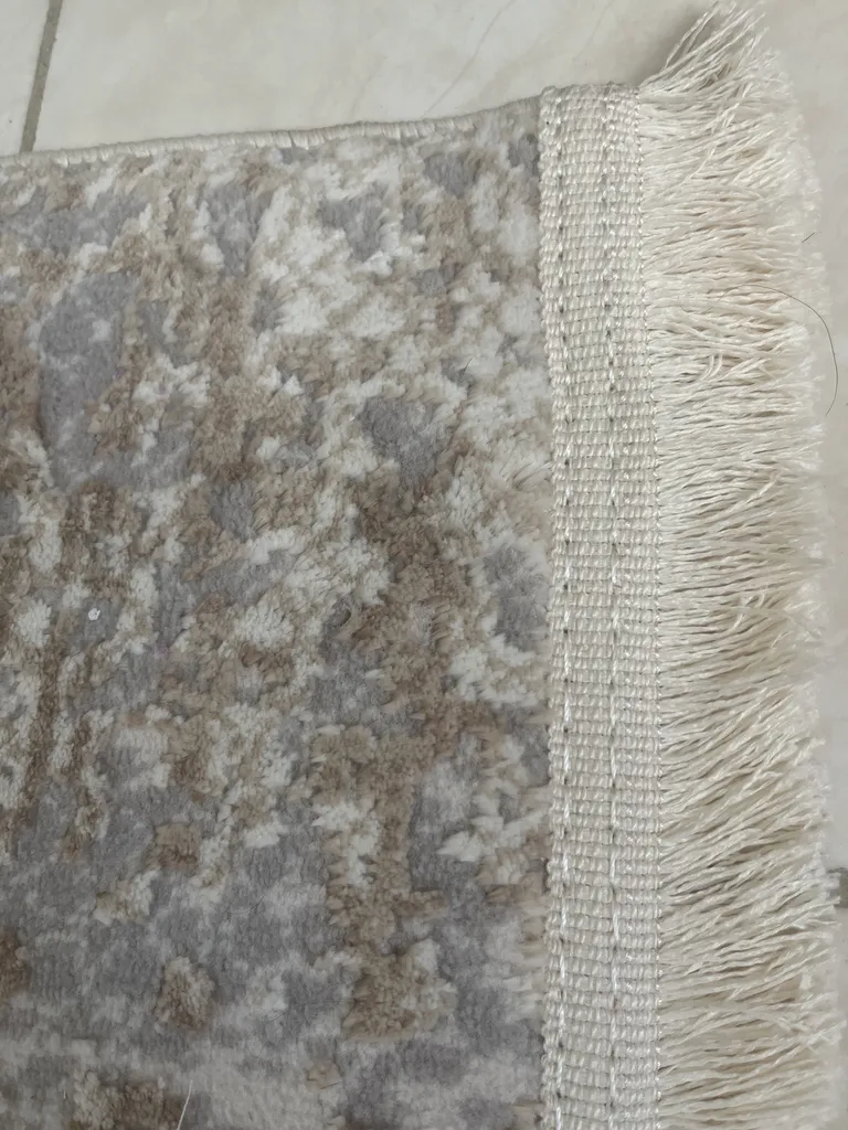 فرش ماشینی اولیا کد 9410 زمینه کرم