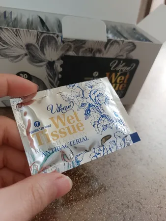 دستمال مرطوب ویهان مدل آنتی باکتریال مجموعه 2 عددی