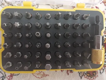 رابط سری پیچ گوشتی اپکس مدل SMT-55PCS-BIT SET بسته 55 عددی