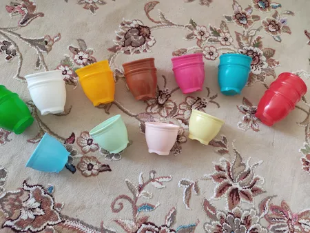 گلدان کلاسیک مدل G3006 مجموعه 10 عددی