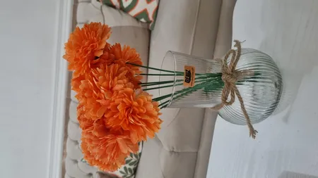 گلدان دکوری مدل شیشه ای دنیز