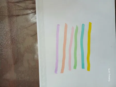 ماژیک علامت گذار ژیخوآ مدل پاستیلی بسته 6 عددی