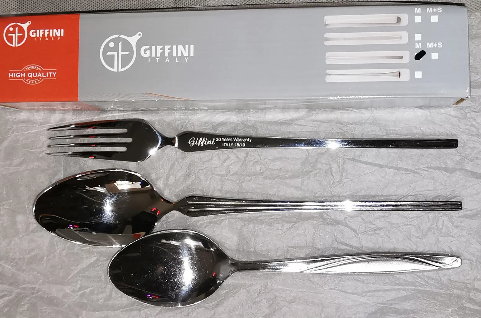 قاشق و چنگال جی فی نی کد 03 ست 1 نفره