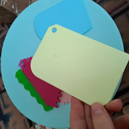 کاردک و شانه کیک مدل gh581 مجموعه 6 عددی