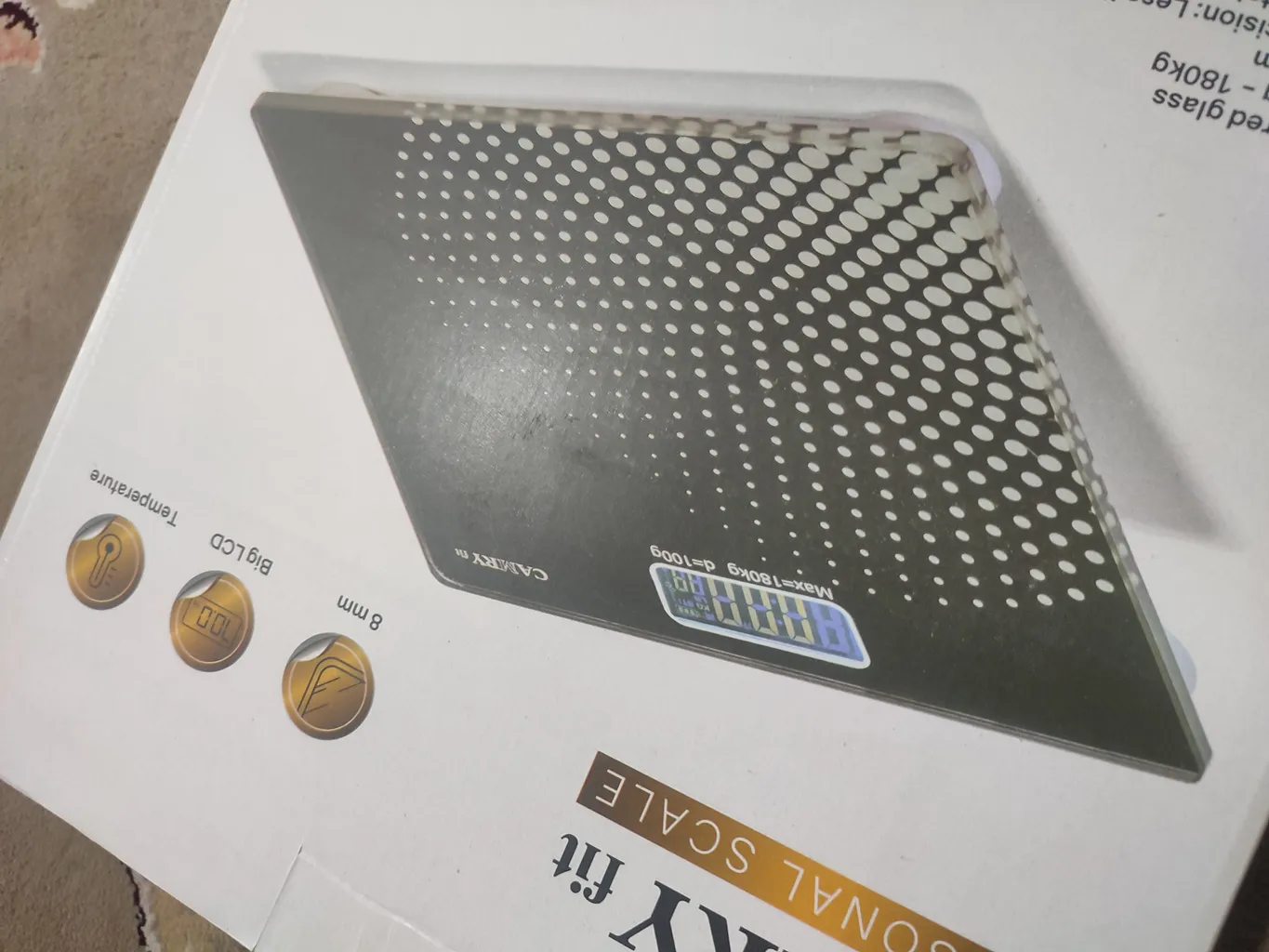 ترازو دیجیتال کمری فیت مدل B wave