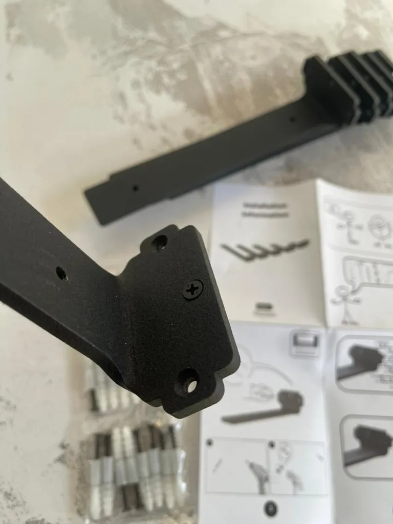 پایه نگهدارنده شلف دیواری دینیال مدل DN25 مجموعه شش عددی