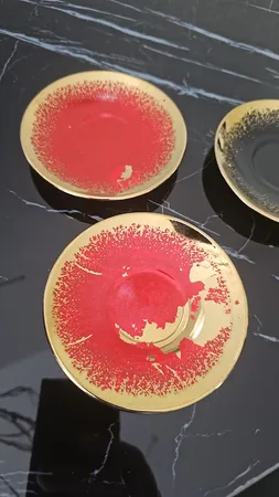 ست فنجان و نعلبکی 12 پارچه مدل خمره ای