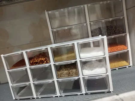 ست جای حبوبات 8 پارچه مدل ستایش