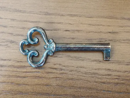 کلید کمدی مدل شعله بسته 3 عددی