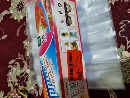 کیسه زیپ دار مدل ضخیم سایز 18x25 سانتی‌متر بسته 100 عددی