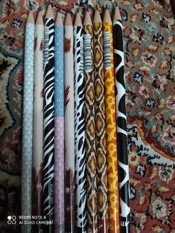 مداد مشکی آریا مدل ZOO SET کدA1 بسته 12 عددی