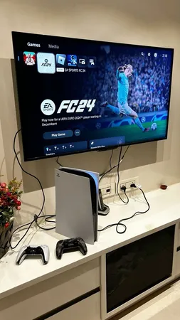 کنسول بازی سونی مدل PlayStation 5 Slim ظرفیت یک ترابایت ریجن 2016A اروپا به همراه دسته اضافی و پایه شارژر