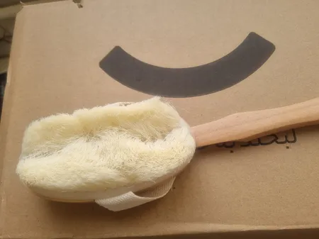 برس شستشوی بدن مدل بامبو دسته دار کد 5005