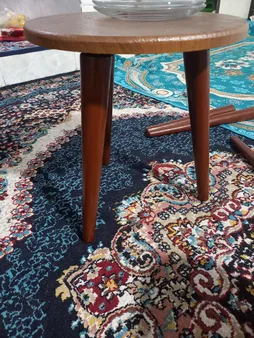 میز جلو مبلی و عسلی مدل سپیدار H1011 مجموعه 4 عددی