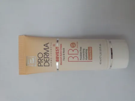 کرم پوشاننده و مرطوب کننده رنگی صورت پرودرما مدل Bbvest حجم 40 میلی لیتر