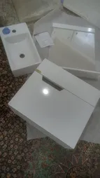 روشویی آزالیا مدل Andreh03 به همراه آینه