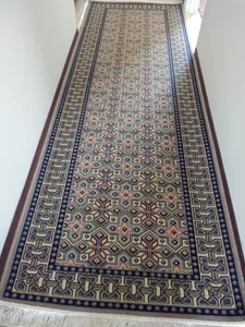 تجریه خرید گلیم ماشینی سهند کد GJ01.G5 زمینه کرم