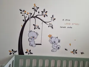 تجریه خرید استیکر دیواری اتاق کودک مدل ted