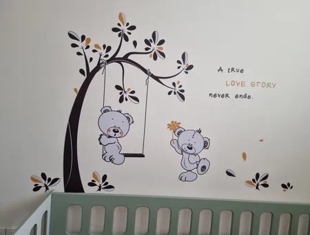 استیکر دیواری اتاق کودک مدل ted