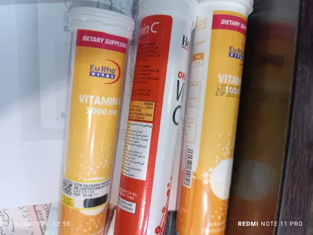 قرص جوشان ویتامین ث با طعم پرتقال  هلث اید - 1000 میلی گرم بسته 20 عددی