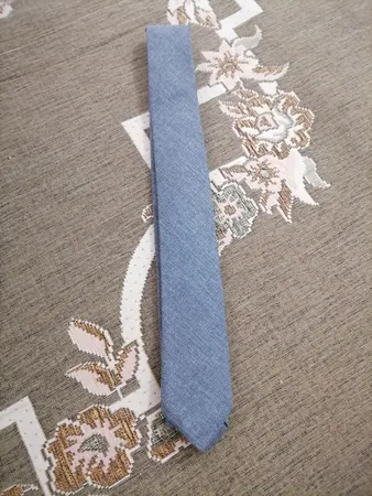 کراوات مردانه هکس ایران مدل KT-Gray01