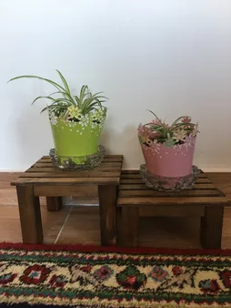 استند گلدان مدل NETWg02 مجموعه 2 عددی