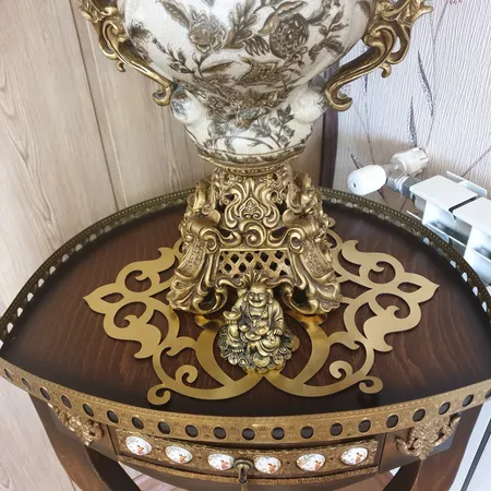 زیر بشقابی چرم مصنوعی دکورانر مدل P901 ست 6 عددی