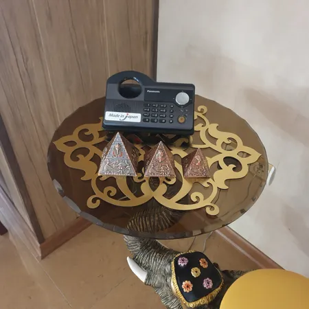 زیر بشقابی چرم مصنوعی دکورانر مدل P901 ست 6 عددی