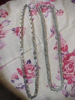 زنجیر مردانه تهران استور مدل VB-01 مجموعه 2 عددی