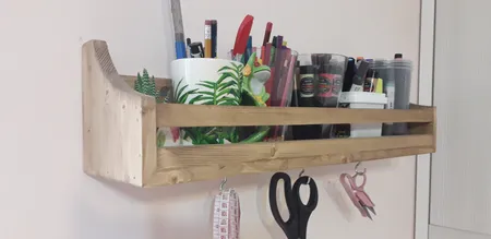 شلف دیواری مدل ماهور