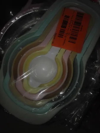 ست پیمانه اندازه‌گیری مدل رنگارنگ مجموعه 6 عددی