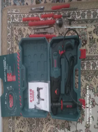 دریل بتن‌کن چکشی 26 میلی‌متری 850 وات باس مدل BS26SRE_OT