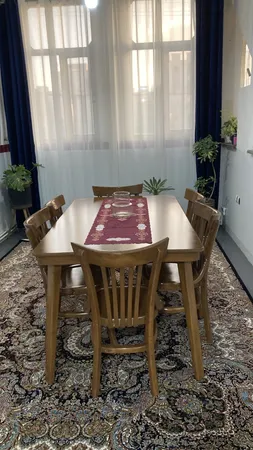 میز و صندلی ناهار خوری 6 نفره مدل لهستانی L06